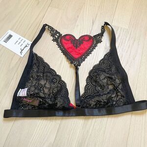 BUY 1 GET 1 FREE Dream Girl Medium lace lingerie black red heart